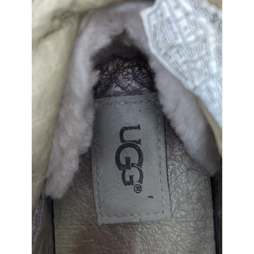 UGG Australia Ankle Boots  Size 6 Booties Shenendoah‎ Beige Fringes